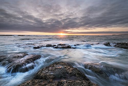 Kalaloch Beach 4 at sunset-Olympic National Park-Washington State Coastal Print